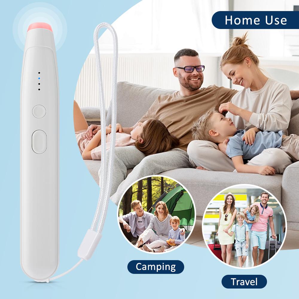 Rechargeable Portable Mosquito Insect Bite Relieve Itching Pen Chemical-Free Anti-Itch Natural Bug Bite Itch Pen for Adult Child