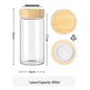 Food Grade Sealed Glass Storage Jar for Tea, Coffee & More