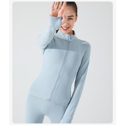 Dames Winter Gewatteerde Fitness Lange Mouw Oefening Hardlopen Yoga Top