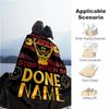 Keep Lifting Weights Customize Your Name Blanket Warm Comfortable Soft Blanket For Chair Office Sofa Bed Sofa Office Camping Suitable For Gifting