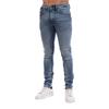 Diesel Mens Washed Denim 5 Pockets Straight Leg Jeans