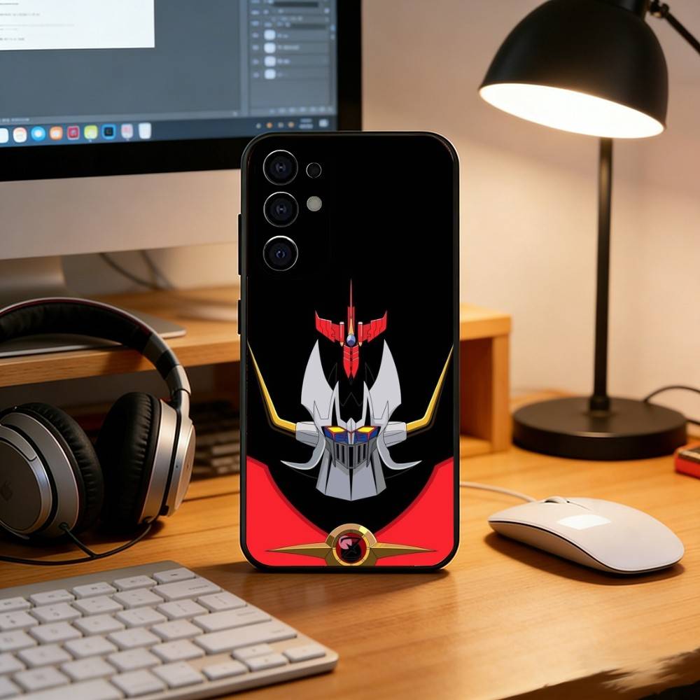 Anime M-Mado K-King Granzort Phone Case For Samsung S25,S24,S21,S22,S23,S30,Ultra,S20,Plus,Fe,Soft Silicone Black Cover