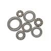 10Sets Chrome Bearing Steel Flat Needle Roller Bearing  for Plane Axial Bearing Replacement