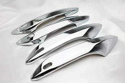 FUKUARE Lexus NX200t NX300h Door Handle Cover Smart Key Compatible Silver Plated Exterior Custom Parts