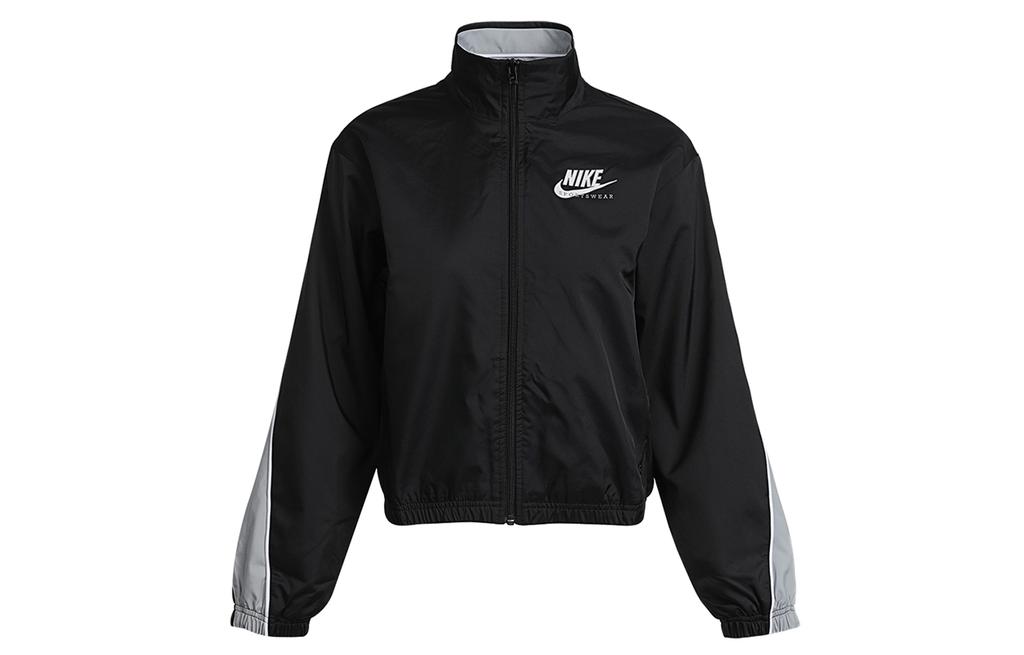 Nike Jackets Women's Black Stand Collar Moderate Soft Shell CZ8607-010