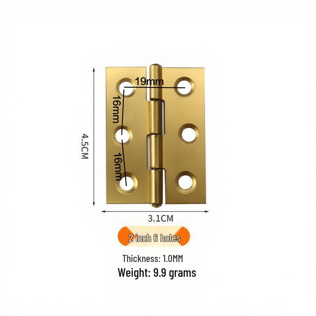 Stainless Steel Folding Casement Hinge for Doors, Windows, Wooden Boxes & Luggage (1-4 inches)