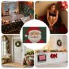 Christmas Bath Rugs for Bathroom Winter Holiday Non-Slip Floor Mat 80x50cm Dry Fast Washable Festival Decoration for Home