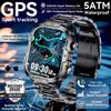 2025 Millitary GPS Tracker Outdoor Sport Smart Watch Men 5ATM Waterproof Bluetooth Call 100+Sport Mode 430mAh Military Bracelets