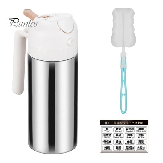 

Диспенсер и распылитель оливкового масла из нержавеющей стали 2-в-1, 360 мл/430 мл/500 мл, распылитель пищевого масла Mister для кухни, приготовления пищи, фритюрницы, жарки барбекю S