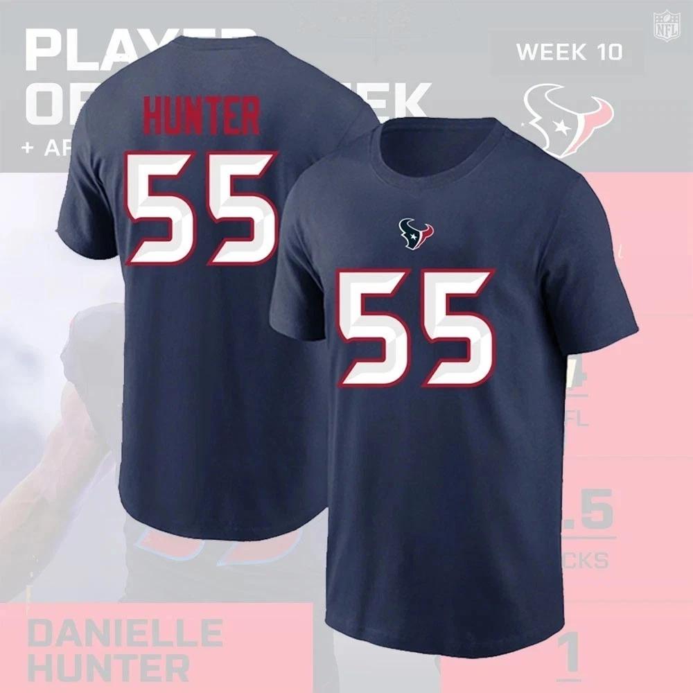 Danielle H1unter Houston Texan Name and Number Shirt Unisex S-5XL S