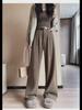 Women's High-Waist Corduroy Wide-Leg Pants - Autumn/Winter 2024 Collection