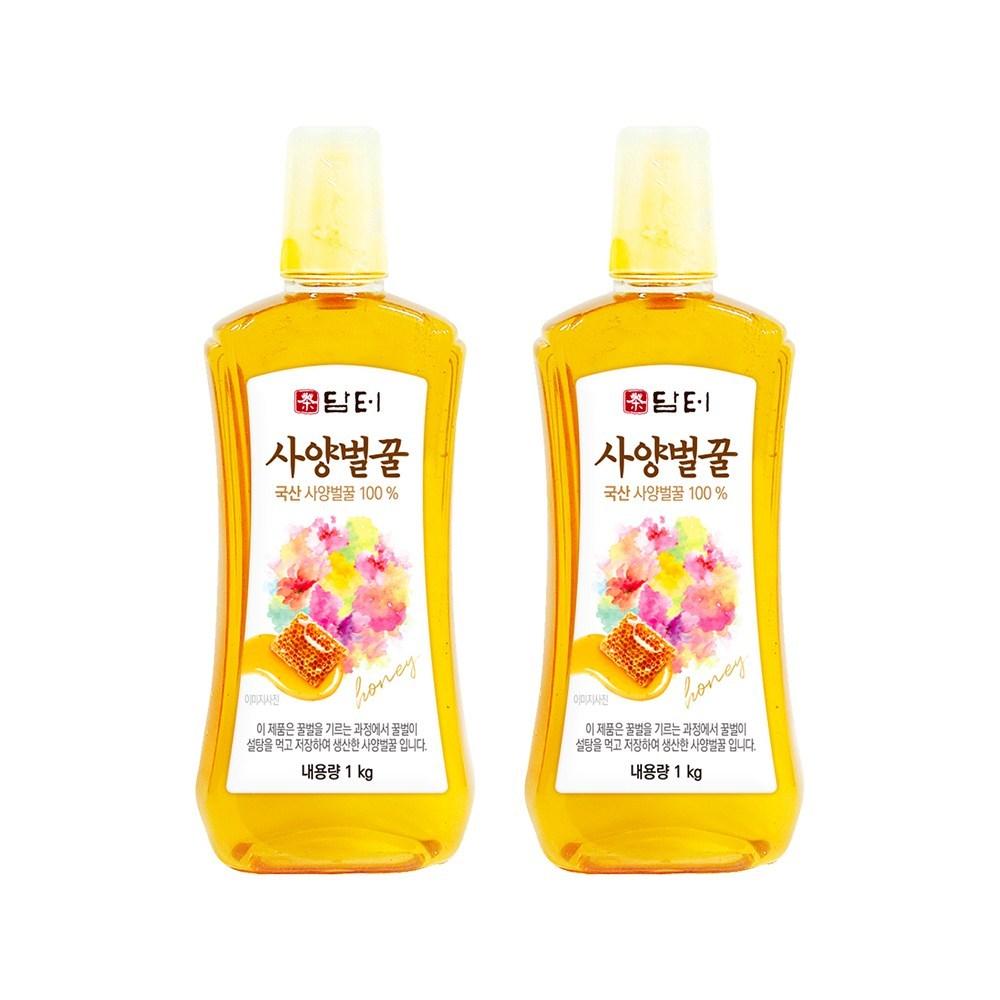 Damter Pyeongjung Domestic Sugar-fed Honey 1kg 2 pcs