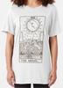 The Moon Tarot Card T Shirt %100 Cotton Unisex