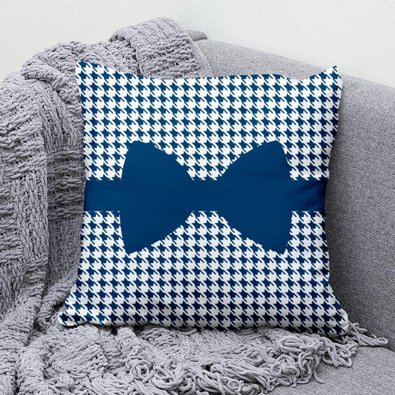 Light Luxury Orange Geometric Pillow High-end Home Living Room Sofa Office Seat Cushion Core Pillow Cover