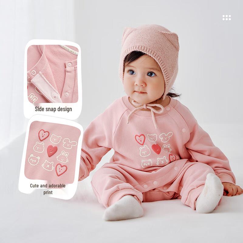 Labi Infant Long-Sleeve Cotton Romper