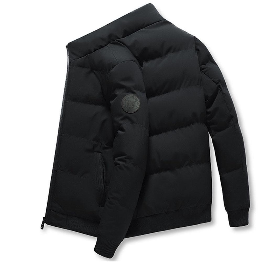 Men's Stand-up Collar Cotton Clothes, Thickened Warm Cotton Clothes, Jacket, Feather Army Clothes, Cotton Clothes.