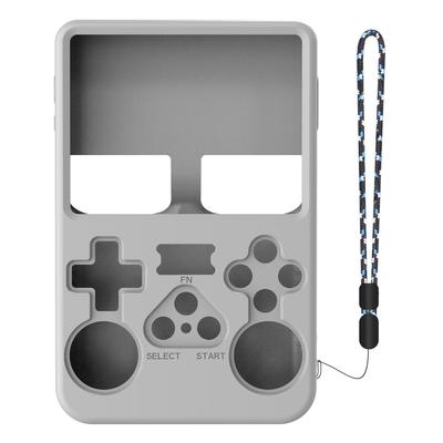 Silicone Anti-Scratch Protective Cover with Lanyard Soft Skin Cover Case Protector Cover for ANBERNIC R36S Handheld Game Console