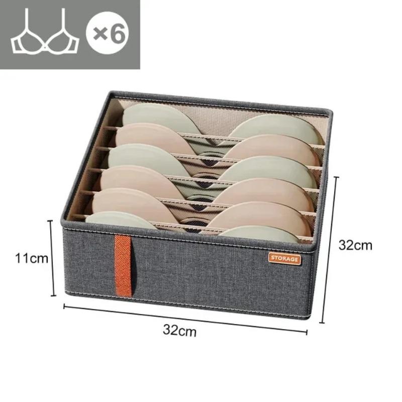 Cabinet Drawer Organizer Underwear Socks Clothing Storage Box Wardrobe Organizer Clothes Pants Bra Socks Storage Organizers