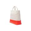 Gucci Logo Embossed Canvas Tote Bag White Orange Daily Shopping 782741-FAC4V-8474