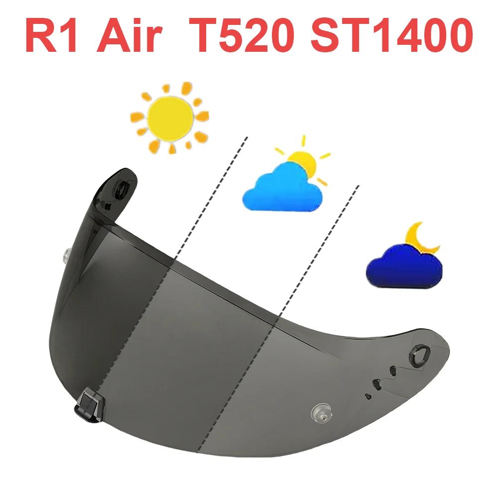 R1 Photochromic Visor for SCORPION EXO R1 Air T520 ST1400 Helmet Lens Face Shield Fog-Resistant Windproof Visera Casco Moto
