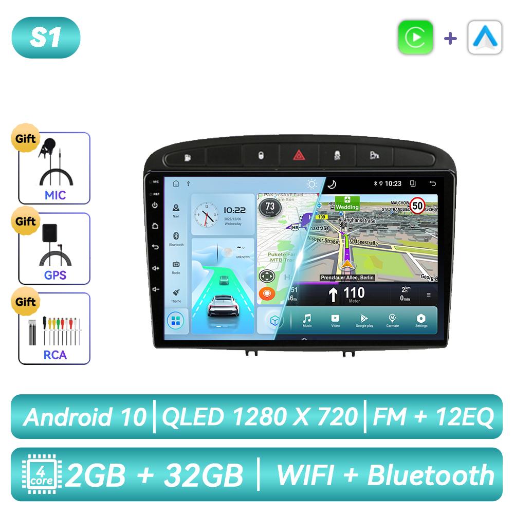 Car Radio For Peugeot 408 308 308SW 2012 - 2020 Android Multimedia Video Player Navigation GPS Carplay Touch Screen Auto Stereo Intelligent Systems