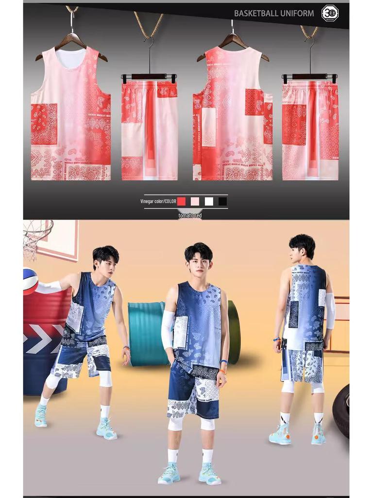 Youth and Adult Basketball Training Vest Set - Sport Jersey and Uniform