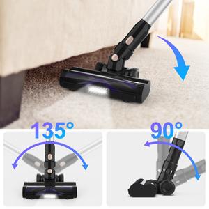UMLo V11 Blauer Akku-Stielstaubsauger – 2-in-1 Hand- und Bodenreinigung mit HEPA-Filterung, 300W Motor, 4000mAh Akku, LED-Anzeige
