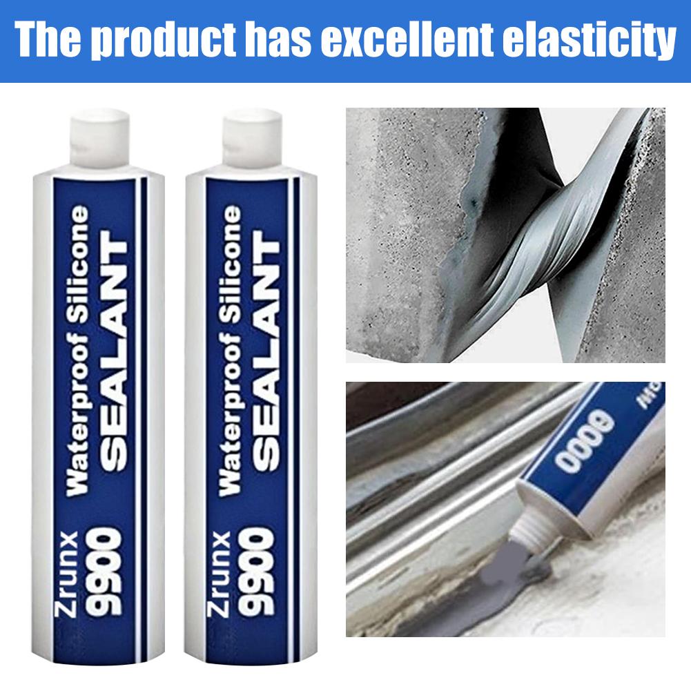 300ml All Purpose Structural Sealant 9900 Sealant Waterproof Bonding Sealant UV-Resistant Adhesive for Driveway Marine Window RV