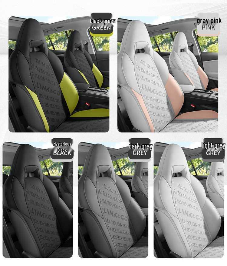 Suede All-Season Semi-Enclosed Saddle Seat Cushion for Lynk & Co 06