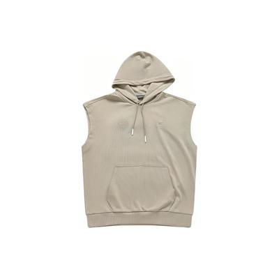 Kapuzen Weste Lässig Locker Ärmellos Herren Westen Maya-Braun T11M425103F-LK