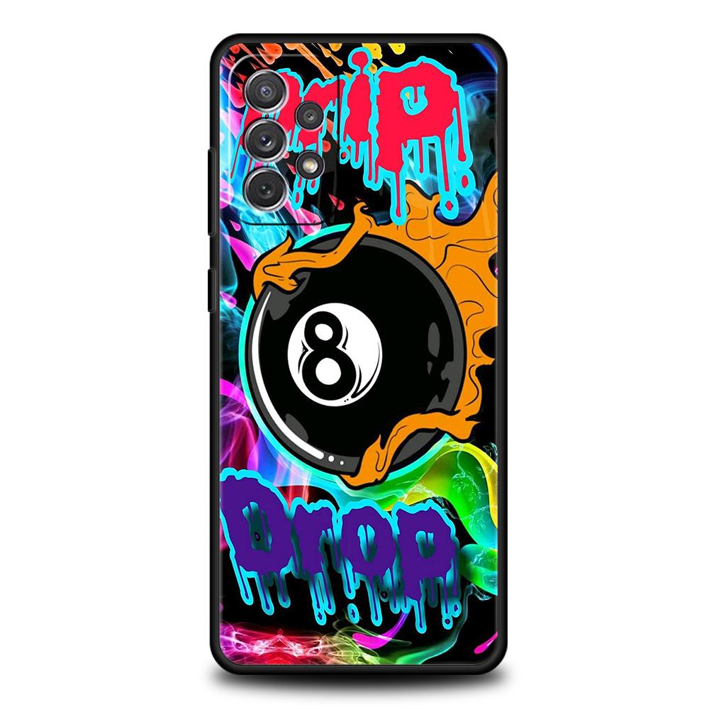 

Billiard Fashion Brand Number Phone Case for Samsung Galaxy A73 A55 A53 A51 A35 A33 A32 A25 A23 A22 A15 A13 A17 A07 5G Soft TPU Samsung A05