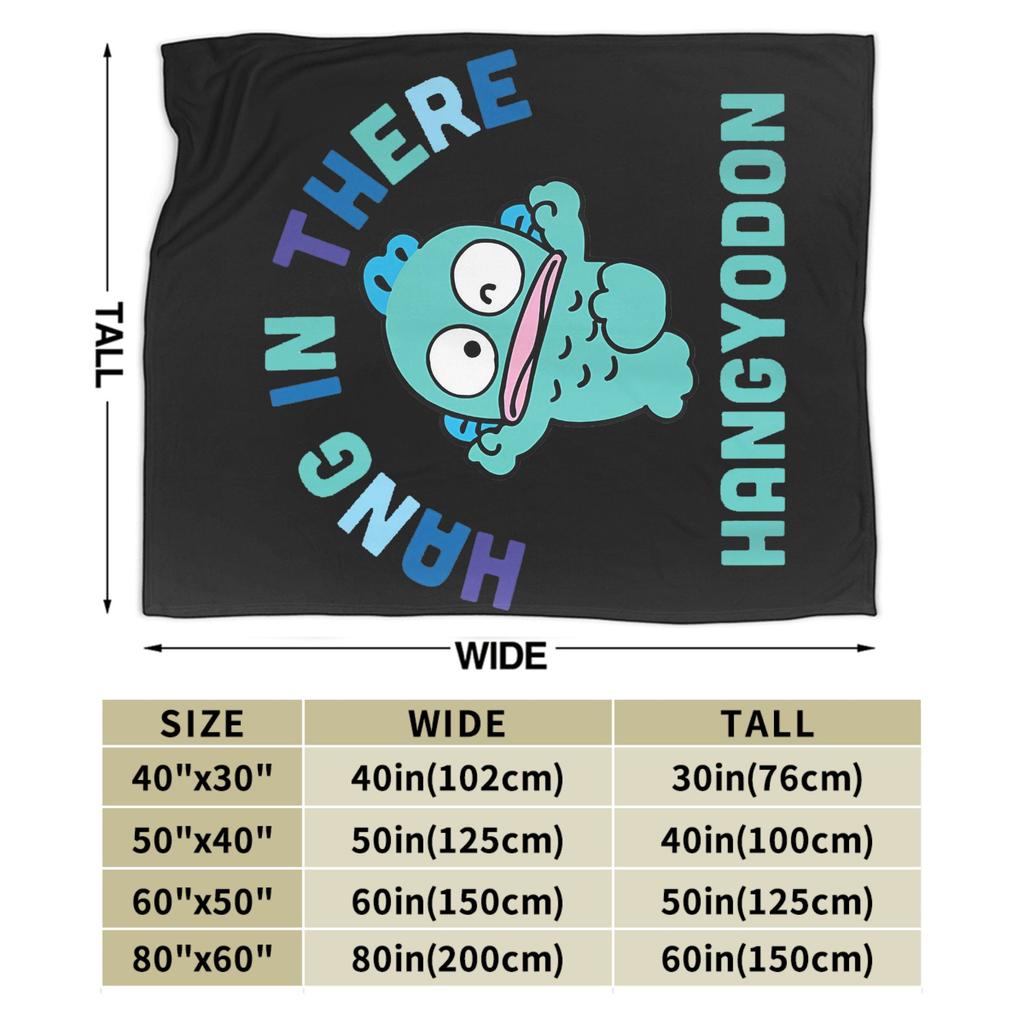 Hangyodon Hang in There Blanket Cover Fleece  Super Warm Throw Blanket for Bedding Couch Bed Rug
