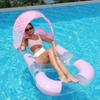 Inflatable Floating Hammock with Armrests & Backrest - Outdoor Mesh Recliner for Adults