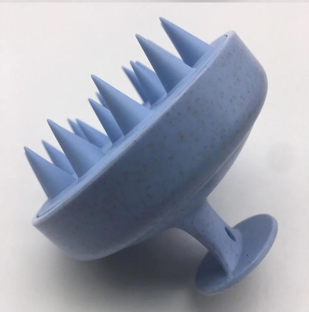 1pcs Silicone Shampoo Brush Head Scalp Massage Comb Clean Scalp Thoroughly Body Massage Brush Bath Brush Salon Hairdressing Tool