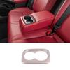 Fit For Acura Integra -2024 Matte Silver Rear Water Cup Frame Cover Trim 1pc