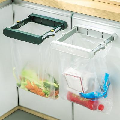 Supporto pieghevole per sacchetto della spazzatura Porta dell'armadio da cucina Appeso Cestino Bidone dei rifiuti Bacino del bagno Portasciugamani Portaoggetti da cucina Organizzatore