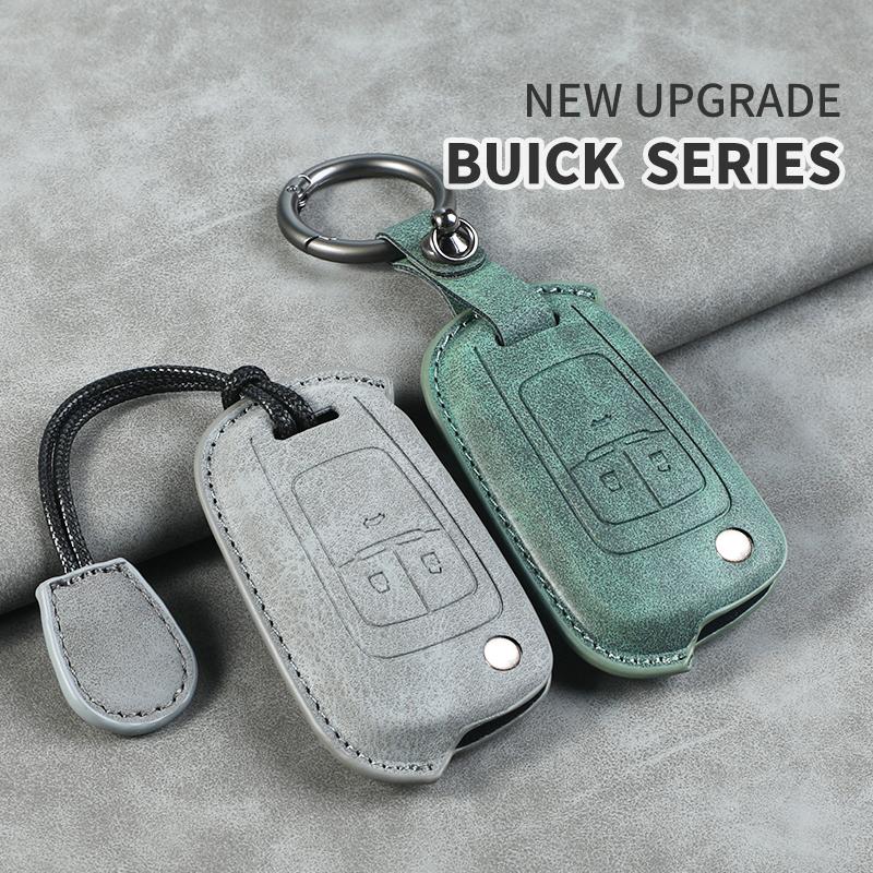 Leather Car Flip Key Case Cover for Chevrolet for Buick Cruze Aveo Trax Sail Malibu Captiva Vauxhall Astra Corsa Insignia Mokka