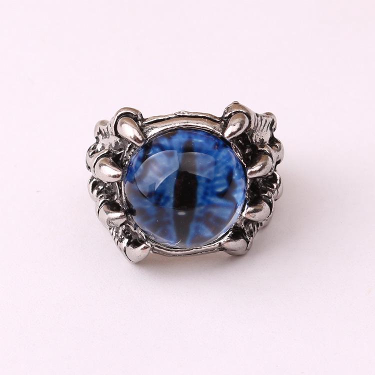 Retro Punk Dragon and Eagle Claw Ring - Stainless Steel Open Design for Men and Women