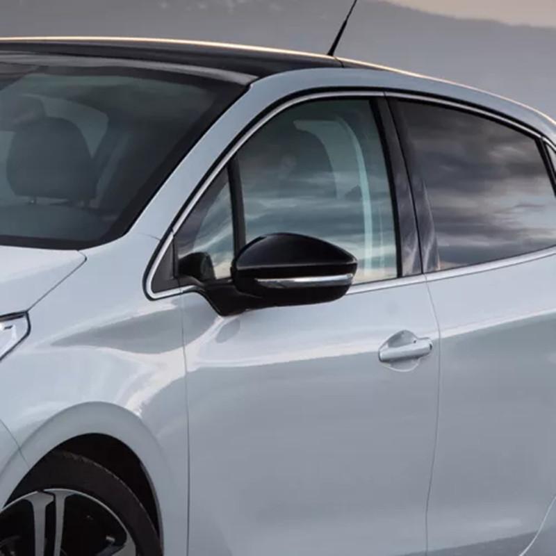 For Peugeot 208 2008 2012 2013 2014-2018 ABS Car Rearview Side Mirror Cover Wing Cap Exterior Door Housing Trim Replacement