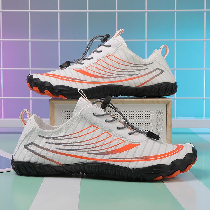 Beach shoes wading shoes new couple five fingers non-slip breathable quick drying outdoor wading shoes yoga