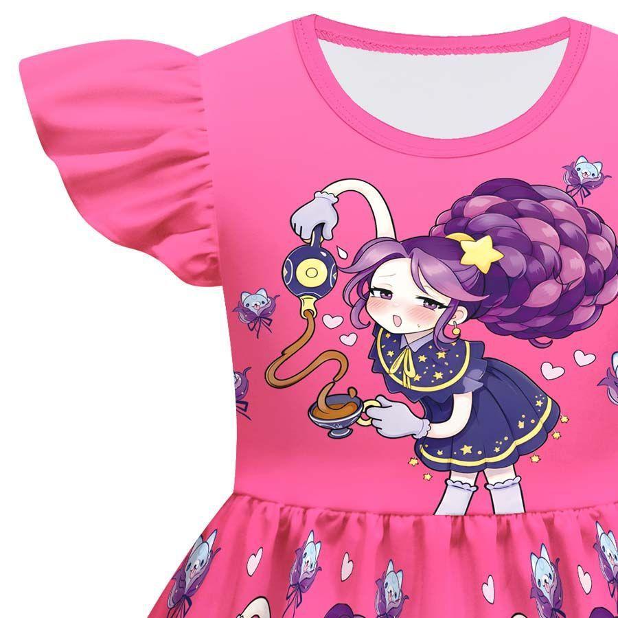 83151 Kids Girls Lily Lovebraids Anime Cartoon Dress