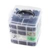 Universal New 24 Kinds 4 Layers of 620 Pieces of Automotive Fasteners Set car Bumper Clip Professional Car Repair Parts Clip