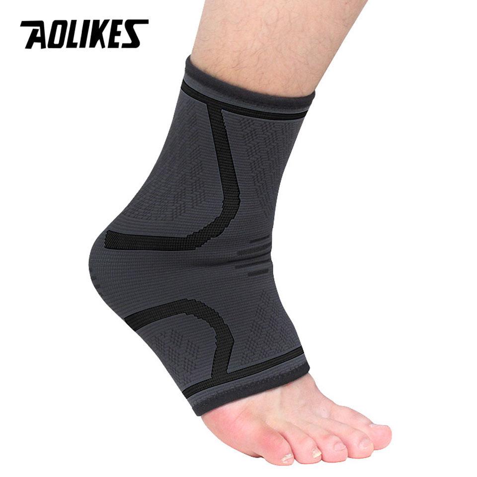 Aolikes 1Pcs Ankle Brace For Women & Men,Ankle Support Sleeve & Ankle Wrap - Compression Ankle Brace For Sprained Ankle