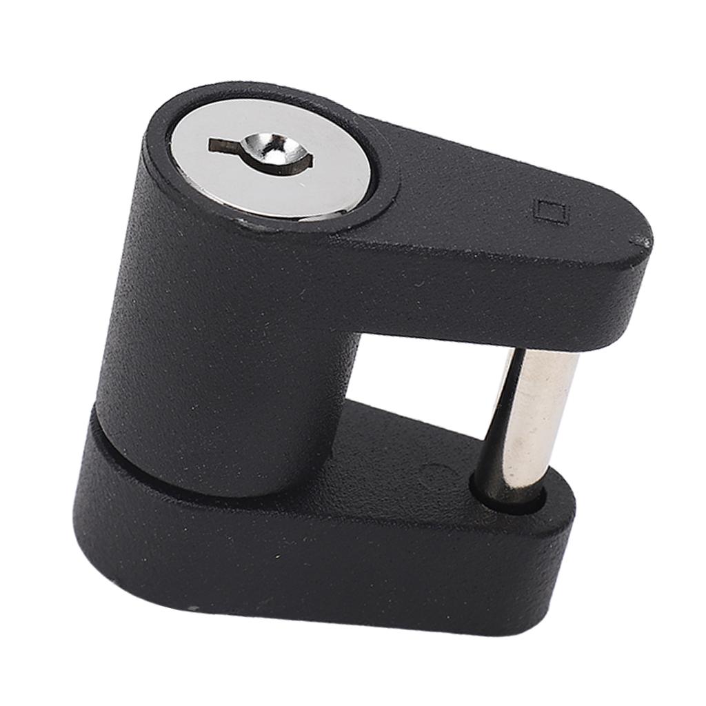 Trailer Tongue Coupler Lock Heavy Duty Anti Theft Versatile Coupler Lock for RVS Trucks Toolbox Black