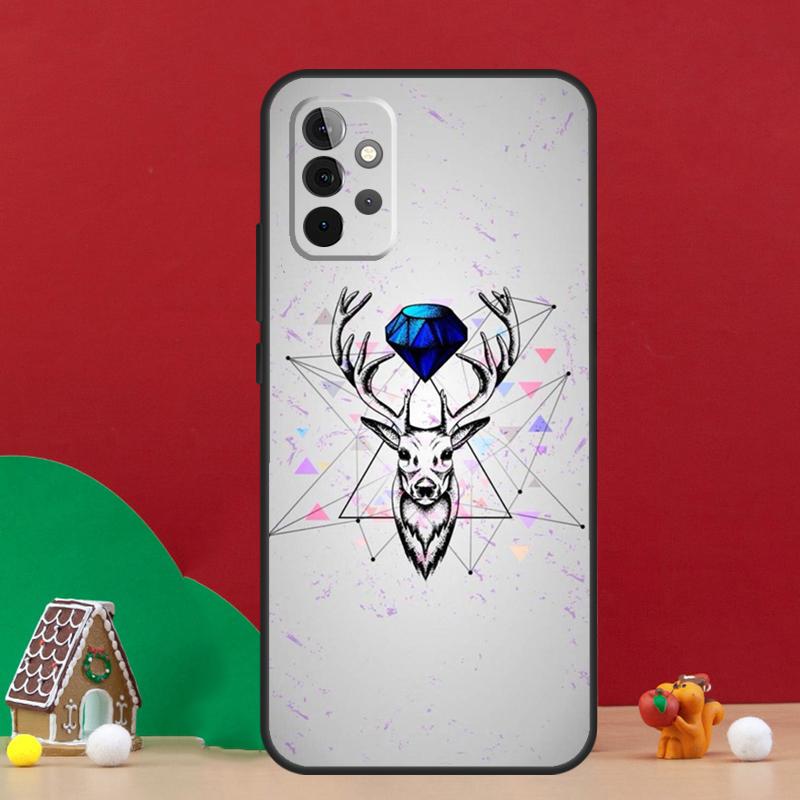 Deer Reindeer Animal Case For Samsung Galaxy A17 A06 A16 A56 A36 A54 A34 A14 A52 A32 A13 A23 A33 A53 A15 A35 A55