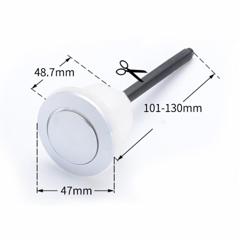 1 Stücke Dual Flush Toilette Tank Taste 38Mm/48Mm/58Mm Runde Form Closestool Tasten