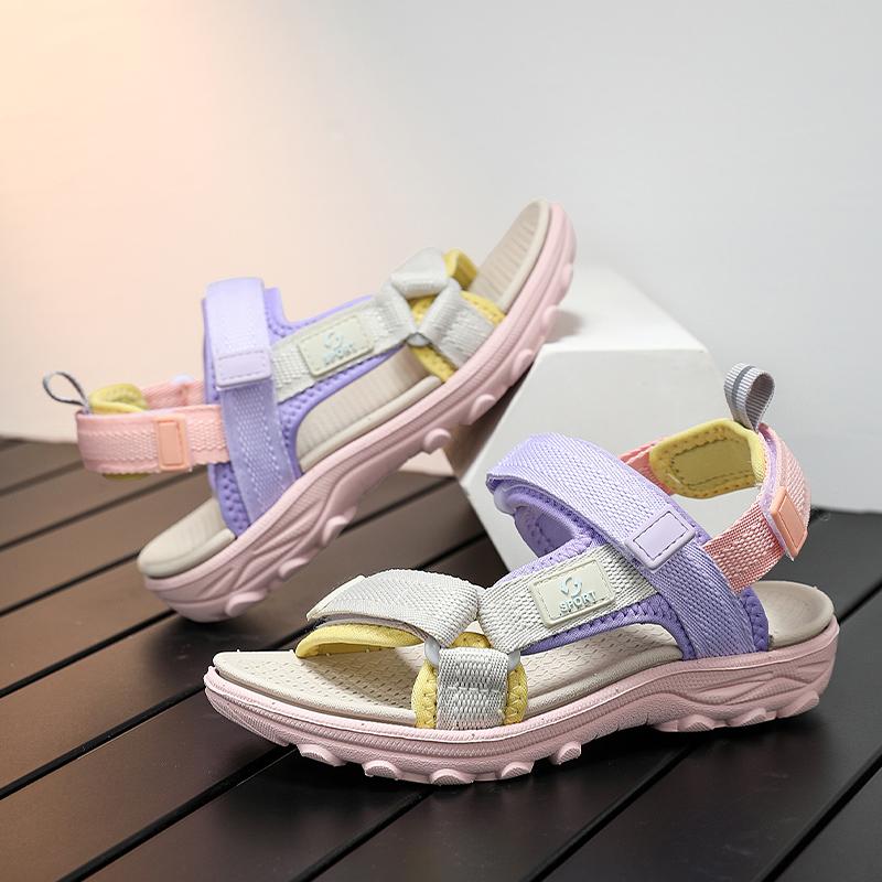 Kid's Fashion Colorful Lightweight  Outdoor Beach Shoes Casual Girls Sandals Slippers   Each Slippers for Boy