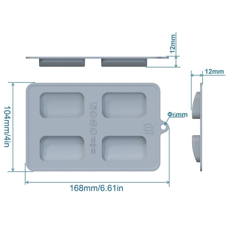 4 Gitter Brotmaschine Abdeckung Silikon Toaster Deckel Toaster Maschine Abdeckung Brotbackautomat Abdeckung Staubschutz Für Sandwich