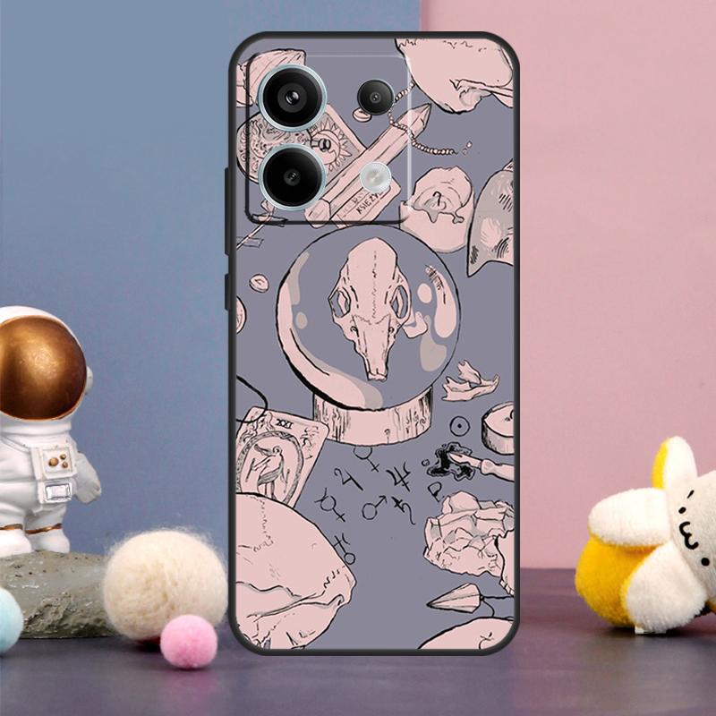 Pastel Goth Witchy Case For Xiaomi Redmi Note 14 9 10 11 12 13 15 Pro Plus Redmi 15 15C 14C 10C 12C 13C Cover