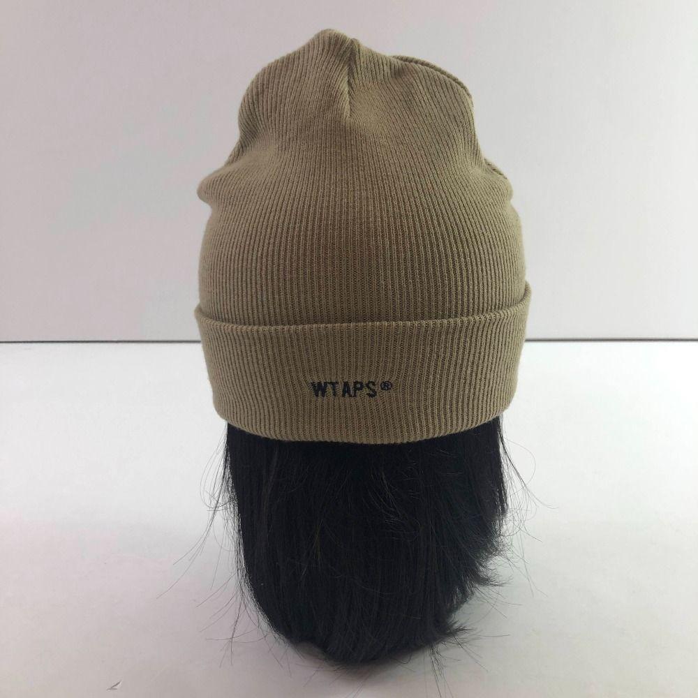 Used 04w6481[Used] WTAPS Double Taps Knit Cap Beanie Hat 212MADT-HT01 Beige Size 00 Acrylic [Hachioji Store]